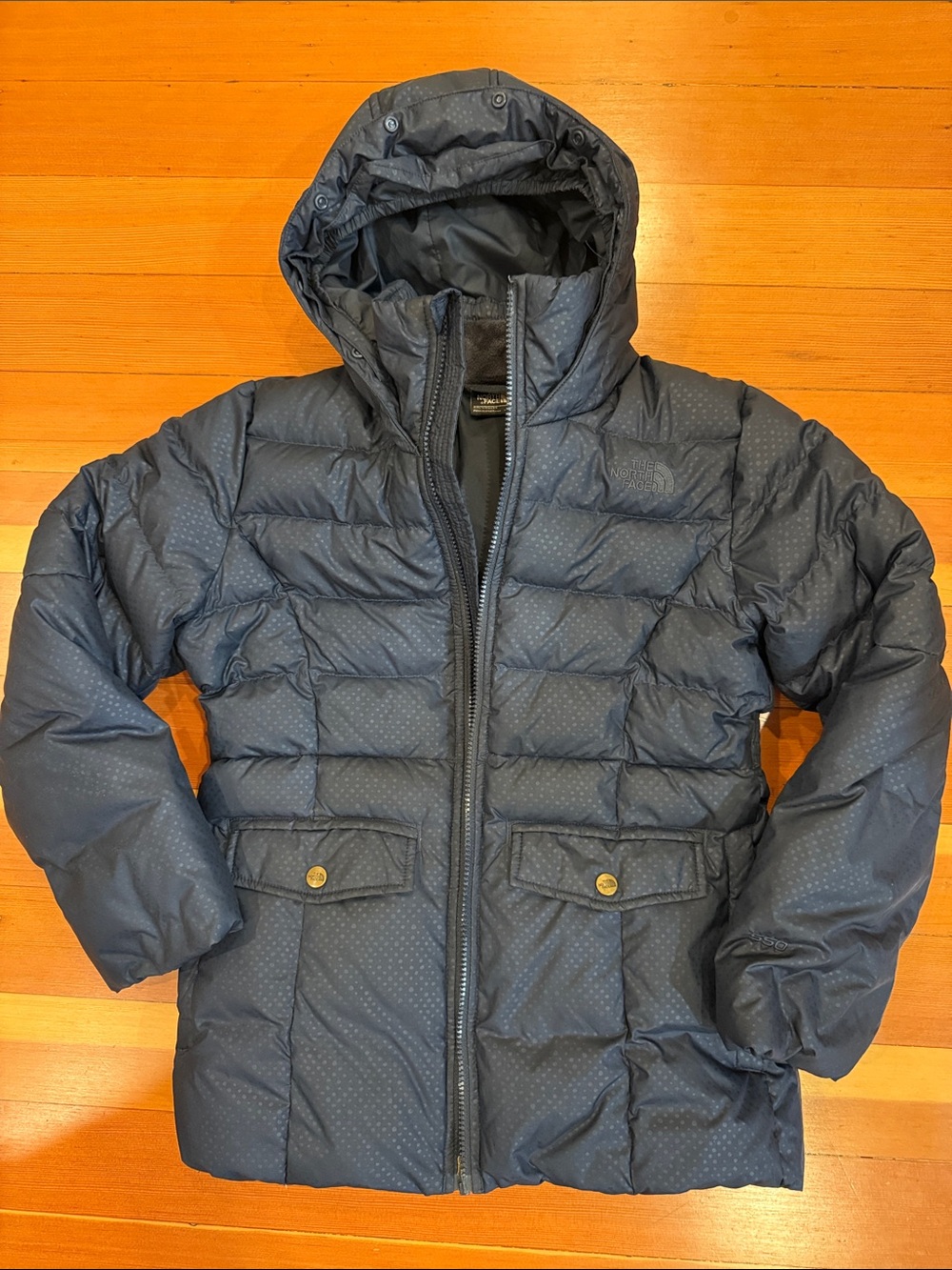 The North Face girls 550 down jacket